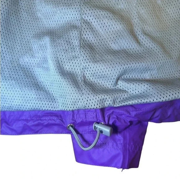 JMU Vintage Purple Full Zip Rain Jacket James Madison University Football Coat - Picture 7 of 15